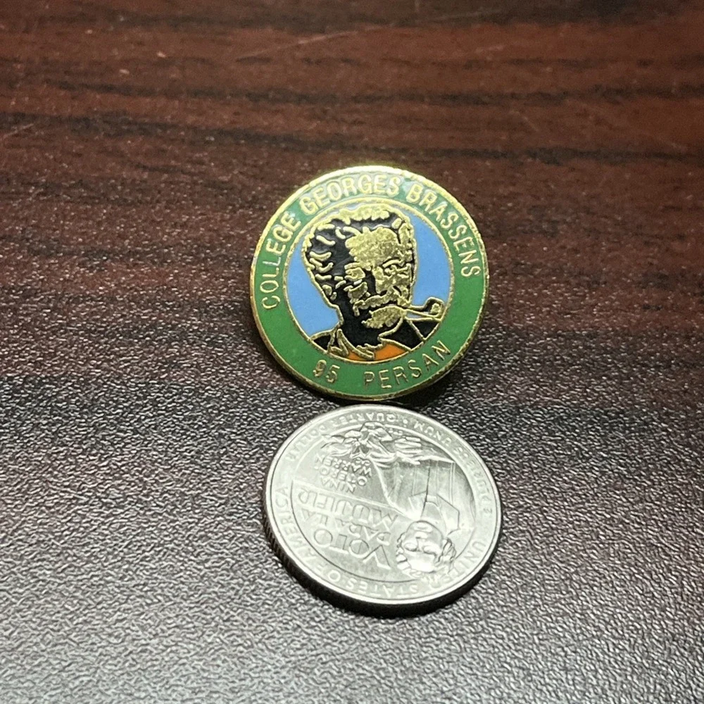 College Georges Brassens‎ French School Lapel Hat Pin